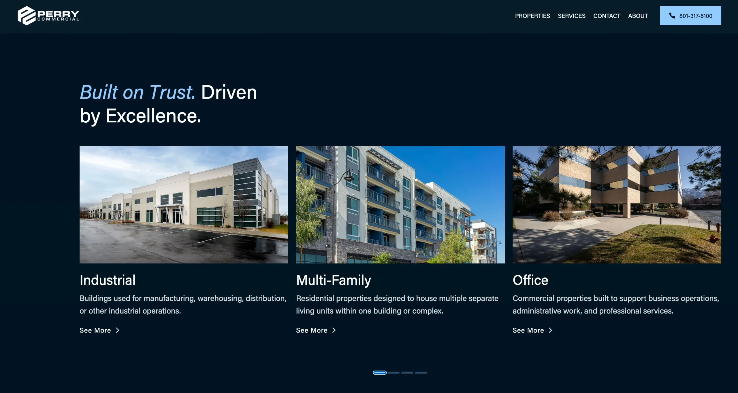 Perry Commercial Property Category Slider