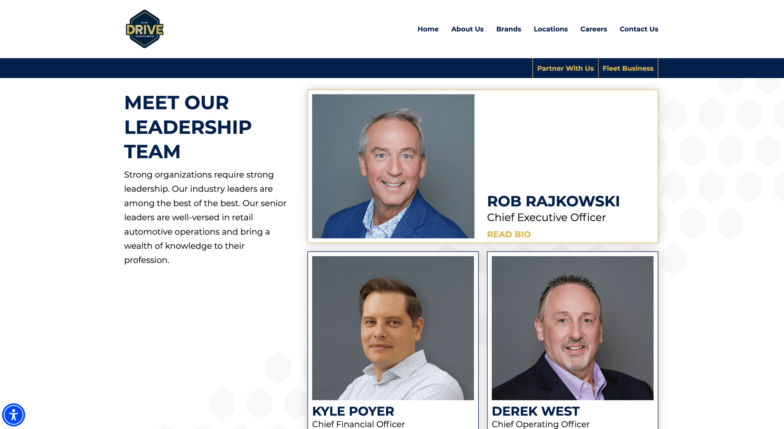 Drive Automotive Services Leadership Section