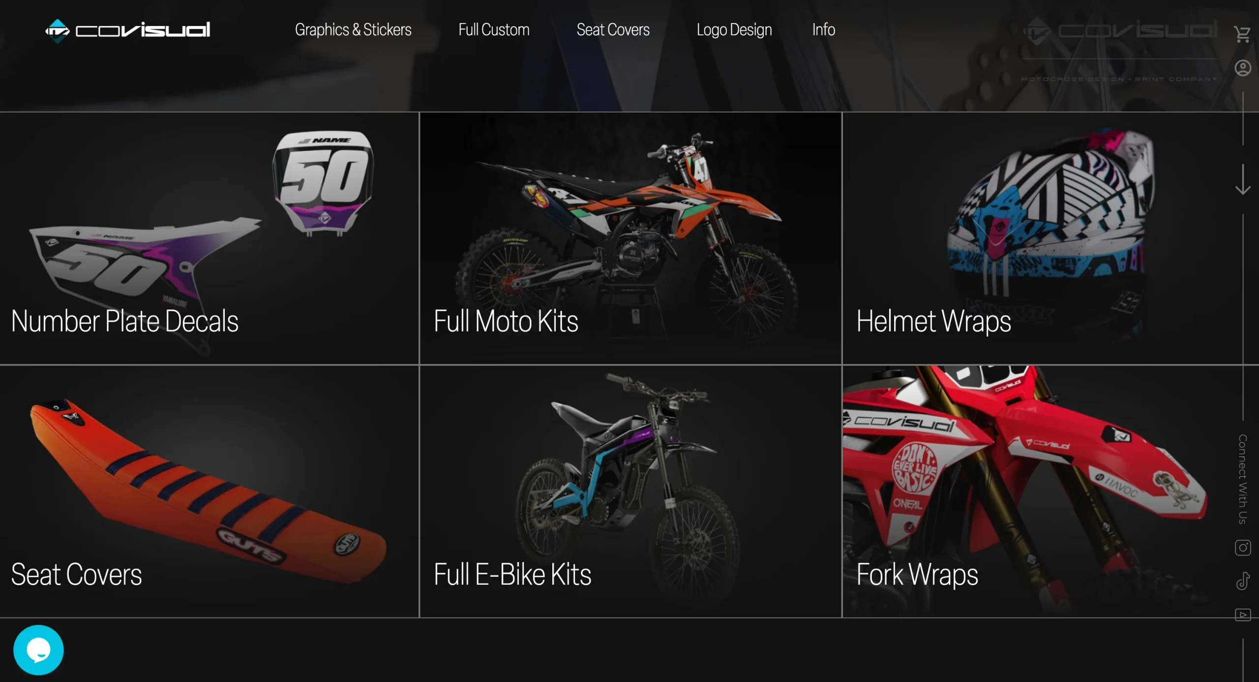 Covisual Product Category Cards Section