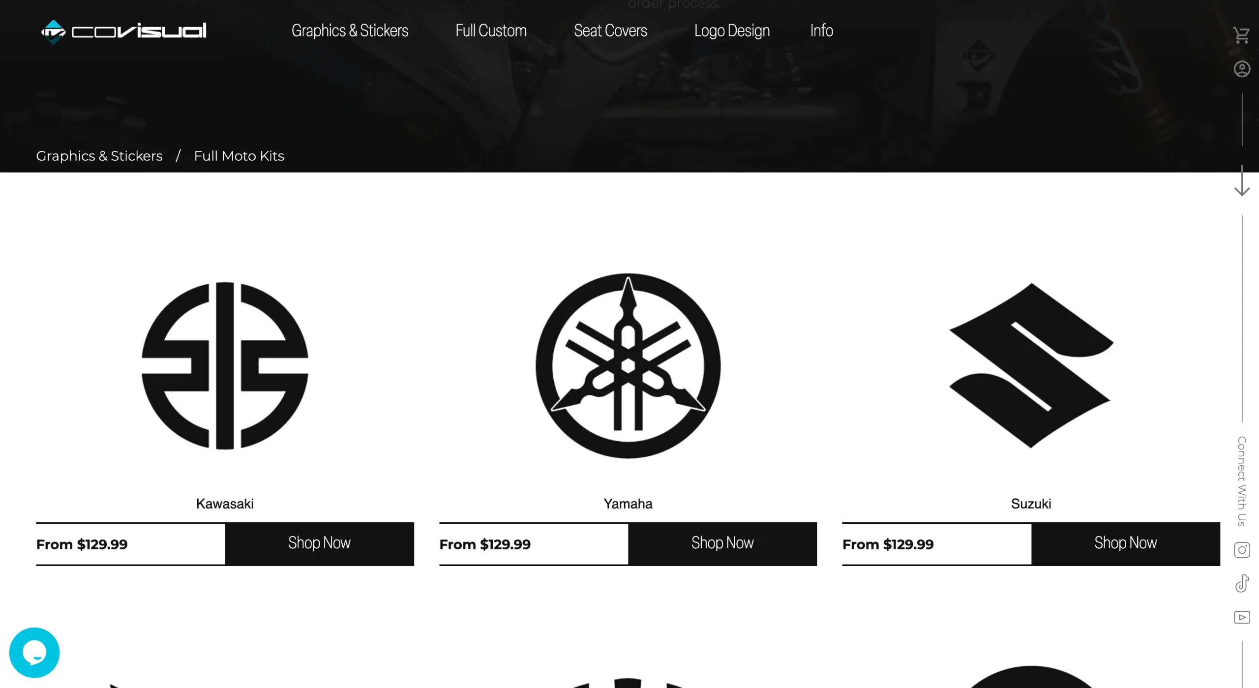 Covisual Full Moto Kits Page