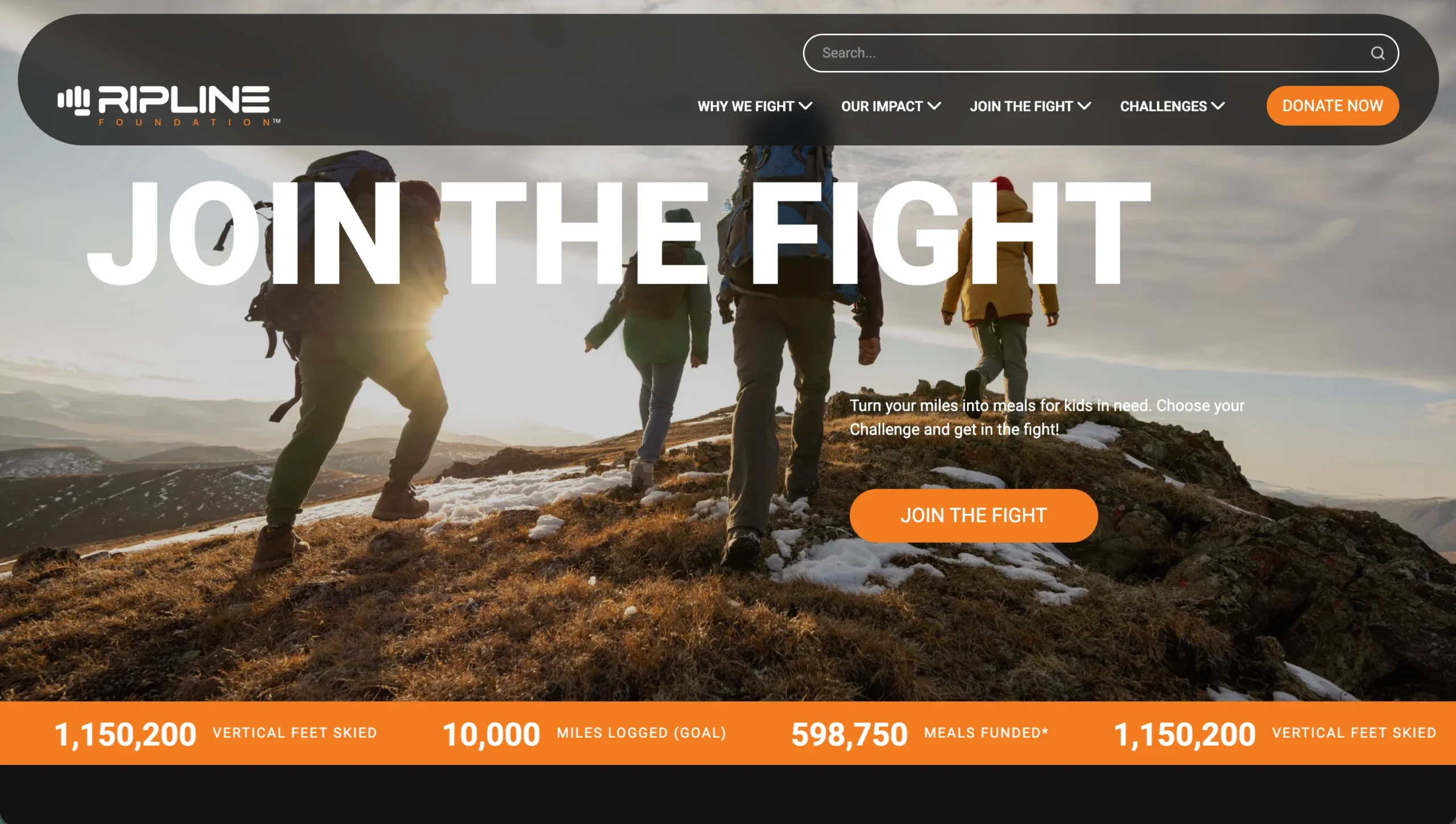 Ripline Foundation Join The Fight Page